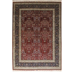 Tapis en soie fait à la main