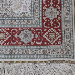 Tapis en soie fait à la main