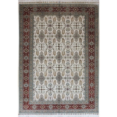 Tapis en soie fait à la main
