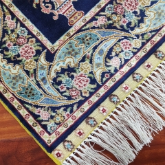 alfombra persa de seda