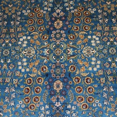 Tapis en soie fait à la main