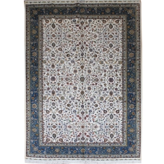 Tapis en soie fait à la main