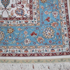 Tapis en soie fait à la main