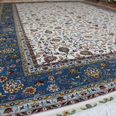 Tapis en soie fait à la main