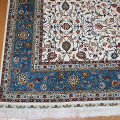 Tapis en soie fait à la main