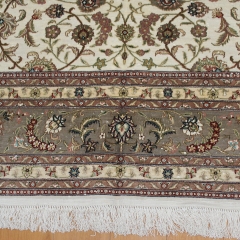 Tapis en soie fait à la main
