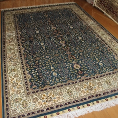 Tapis en soie fait à la main