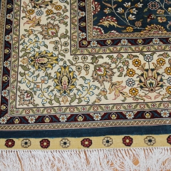 Tapis en soie fait à la main