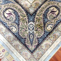Tapis en soie fait à la main