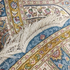 Tapete de seda feito à mão