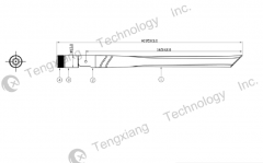 2.4 5.8 GHz dual-band foldable omnidirectional rubber duck Wireless WIFI Antenna Booster WLAN RP-SMA for PCI Card Modem Router