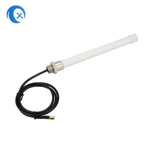 4G Omni Fiberglass Antenna 5dBi, 800/1800/2600MHz Multiband, Outdoor, 3m Cable, Grey