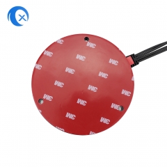 4-in-1 LTEx2 GPS WiFi IP67 waterproof adhesive/magnet mount combo antenna with RG174 cable SMA connector