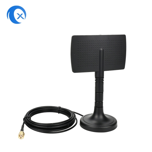 2.4G/5g Dual-Band 7dBi WiFi Directional Antenna Magnetic Mount with Rg174 Cable