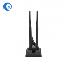 Dual Band WiFi Antenna, Innotic 2.4Ghz 5.8Ghz WiFi Antenna RP-SMA Male Connector for PCI-E Wireless Network Card Wireless Hotspot