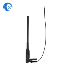 2.4G External Swivel Rubber Duck WiFi Antenna with Flying Cable/Wire Ipex Connector