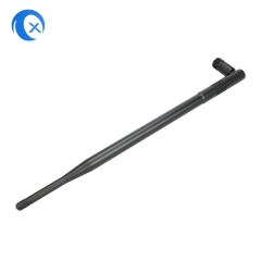 Wireless 2.4GHz 7dBi high gain external rubber duck foldable WIFI antenna with RP SMA connector mount