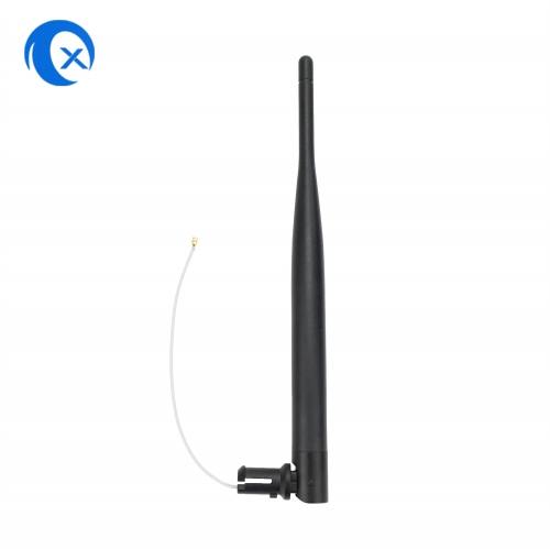 High-Quality 5dBi 868MHz Lora High Gain Rubber Duck Antenna with flying lead U.FL IPEX connector