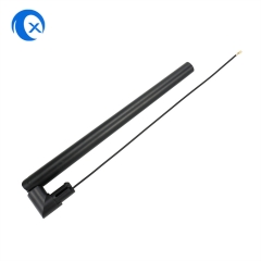 Swivel rubber ducky 5.0 GHz antenna with flying lead/integrated cable with U.FL female connector