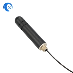 Bolt Through Screw Mount Mini Indoor Circular 2.4G WiFi Slim Whip Antenna with Flying Lead U. FL