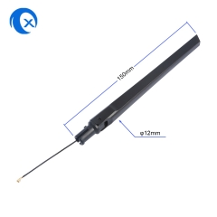 2400-2500 MHz swivel 3dBi rubber duck wifi antenna with flying lead U.FL connector for AP router IP camera