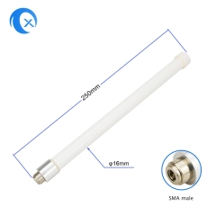 6-7 GHz ultra-wideband omnidirectional fiberglass antenna 9dBi with SMA connector