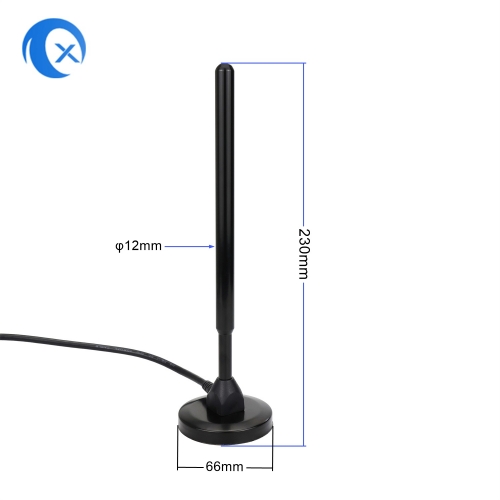 Helium hotspot 4 dBi magnetic base Lorawan antenna Bobcat 300 miner with extension cable