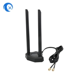 ​ ​2.4GHz 5GHz Dual Band Antenna Magnetic Base for PCI-E WiFi Network Card Wireless Router