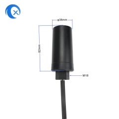 4G LTE GPS WIFI IP68 outdoor waterproof external combo antenna fire detector antenna RG316 cable with MMCX connector