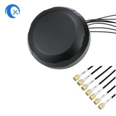 7 in 1 Low Profile Combo Antenna 5g MIMO +WiFi + GPS/Glonass Puck Car Through Hole Mount