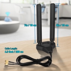 2.4/5.8 GHz Dual band WIFI antenna, 5 dBi gain