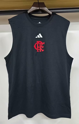 2025 CR Flamengo Black Soccer Cotton Vest-308