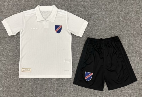 100th Version Kids 2025/26 Colo-Colo White Kids/Youth Soccer Jersey AAA-522