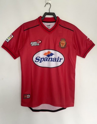 00/01 Retro Version RCD Mallorca Home Red Thailand Soccer Jerseys AAA-811/503