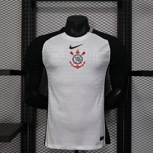 Player Version 2025/26 Corinthians Home White Thailand Soccer Jersey AAA-888//908