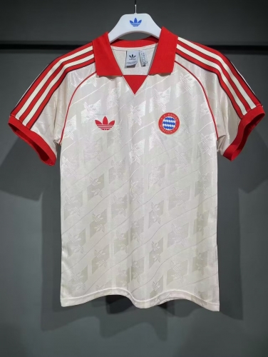 Retro Commemorative Version Bayern München Yellow & White Thailand Soccer Jersey AAA-23/510