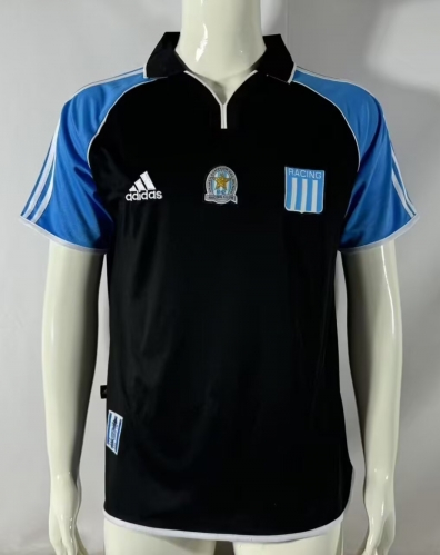 00/01 Retro Version Racing Club de Avellaneda Away Black Thailand Soccer Jersey AAA-503