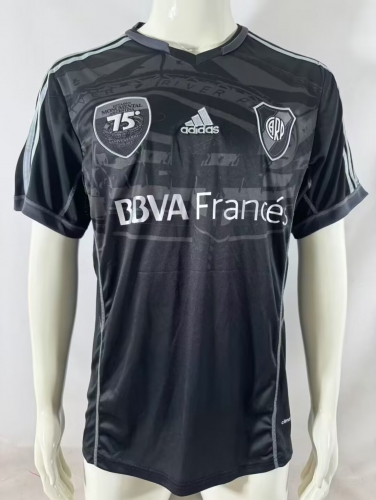 75th Commemorative Version 13/14 CA River Plate Black Thailand Soccer Jersey AAA-503