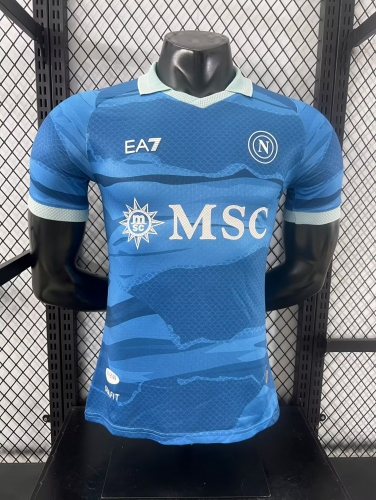 Player Special version 2025/26 Napoli Blue Thailand Soccer Jersey AAA-XY/16/908