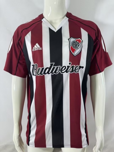 05/06 Retro Version CA River Plate Away Red & White Thailand Soccer Jersey AAA-503/710