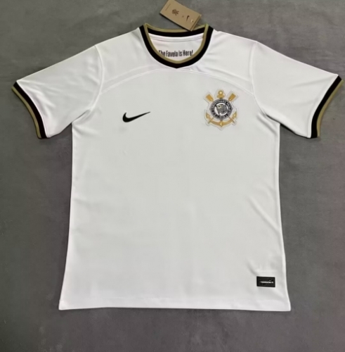 2022/23 Corinthians Home White Thailand Soccer Jersey AAA-510