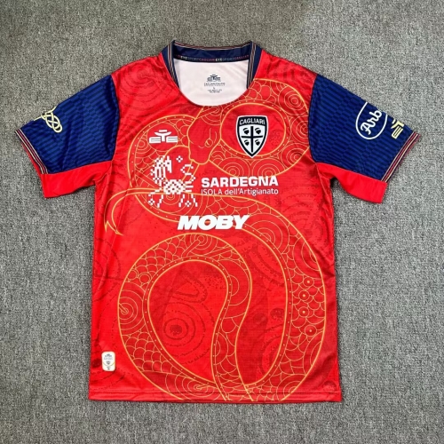 2025/26 Special Version Cagliari Calcio Red Thailand Soccer Jersey AAA-417