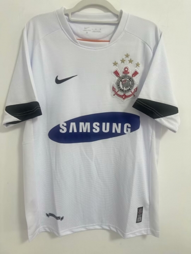 2006 Retro Version Corinthians Home White Thailand Soccer Jersey AAA-FY