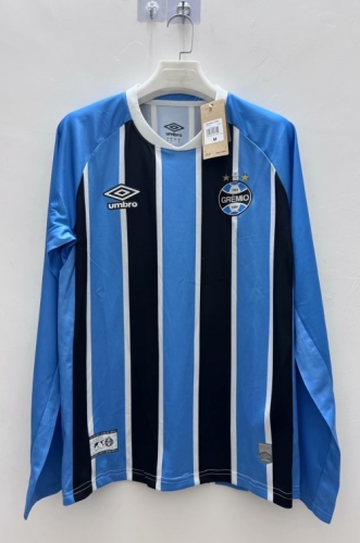 2025/26 Gremio Home Black & Blue LS Thailand Soccer Jersey AAA-410