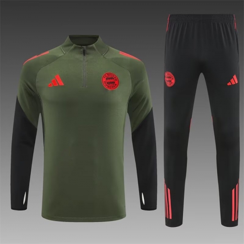 2025-26 Bayern München Green Soccer Tracksuit Uniform-801