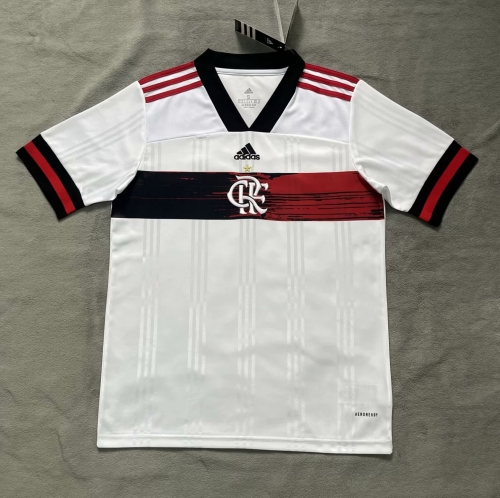 2021 CR Flamengo White Thailand Soccer Jersey AAA-510
