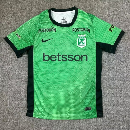 2025/26 Atlético Nacional 2nd Away Green Thailand Soccer Jersey AAA-417