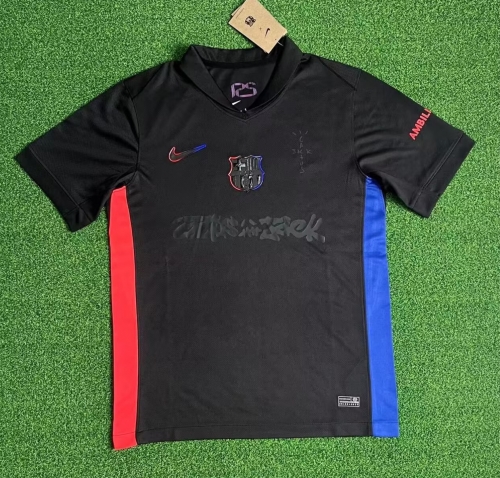 Adv 2024/25 Jointed Version Barcelona Away Black Thailand Soccer Jerseys AAA-416/320