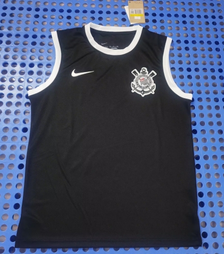 2025/26 Corinthians Black Thailand Soccer Vest Jersey AAA-LD