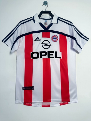 00-01 Retro Version Bayern München Away Red & White Thailand Soccer Jersey AAA-503/811